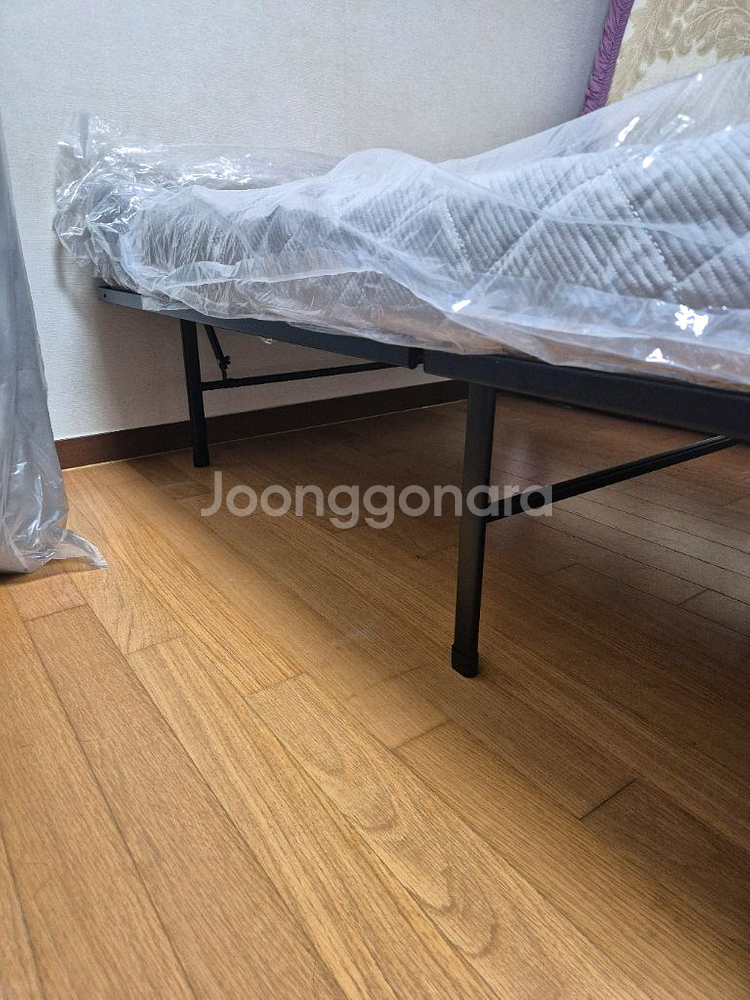헤르티만 침대 매트리스+지누스 프레임 (슈퍼싱글형)--6