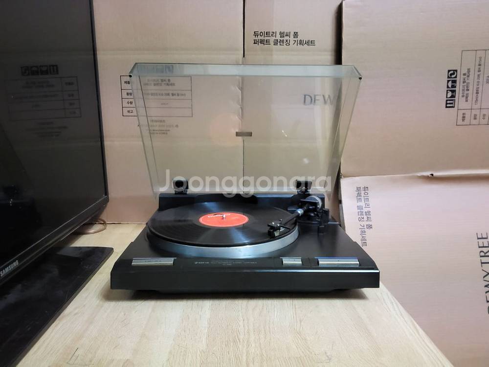 롯데 LP 턴테이블 PL S50 (오디오 앰프 음향기기--0