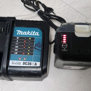 마끼다 36v 배터리&충전기