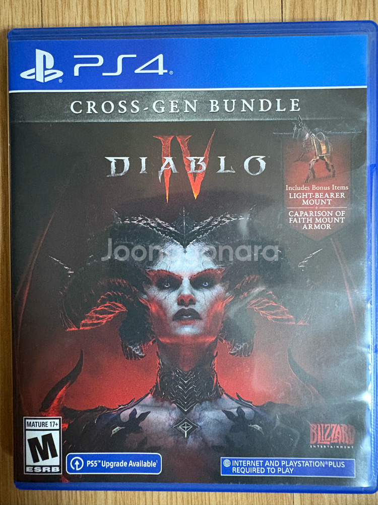 PS4/플스4 디아블로 4(한글 업데이트 가능)--0