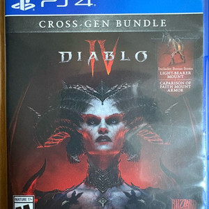 PS4/플스4 디아블로 4(한글 업데이트 가능)