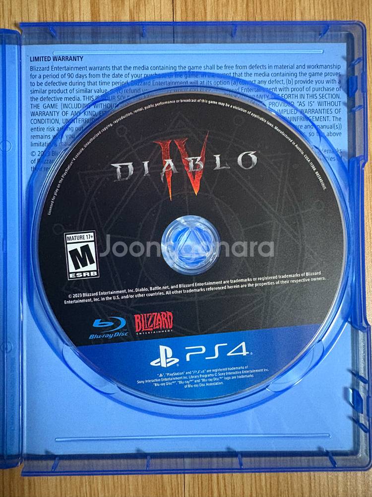 PS4/플스4 디아블로 4(한글 업데이트 가능)--2
