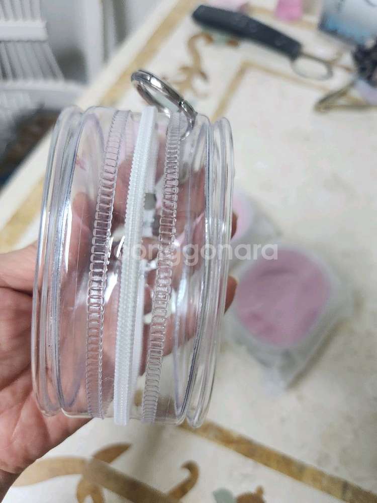 질좋은 투명파우치 미니파우치 열쇠고리--0