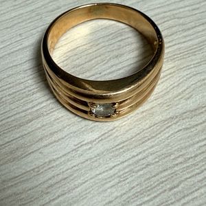 다이아 18k 무도금 반지