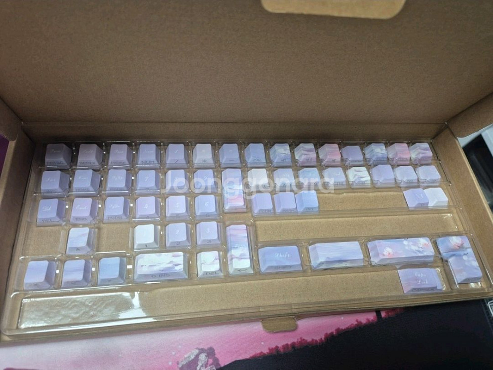 알리발 PBT 퍼플 키캡 130키--1