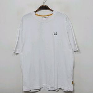 (XL) 내셔널지오그래픽 반팔티 화이트 북극곰 티셔츠