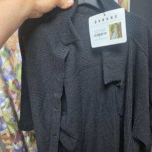 오까네 남성 니트반팔셔츠 5xl