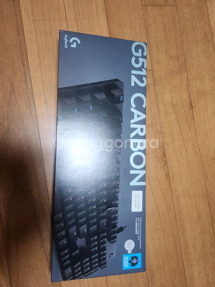 로지텍 g512 카본 청축 기계식 게이밍 키보드 리퍼급--0