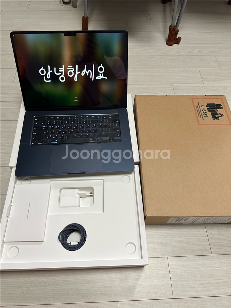 맥북 에어 M2 15인치 16gb 512ssd 미드나이--0