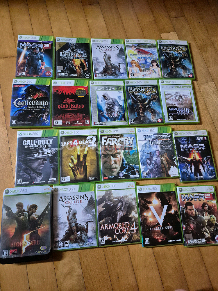 xbox 360 게임타이틀 cd 일괄판매(택포)--0