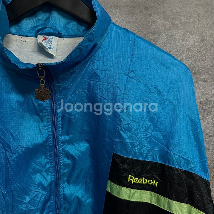 [100] 90s 리복 올드스쿨 윈드브레이커 바람막이--3