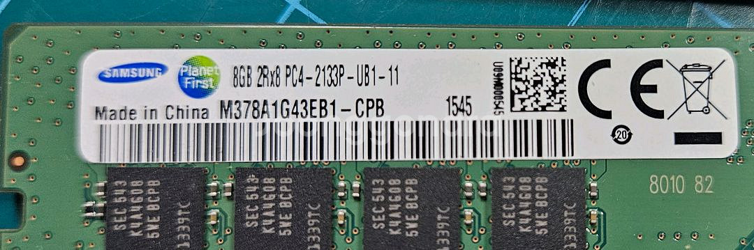 삼성 DDR4 Ram 8G 2개 팝니다--2