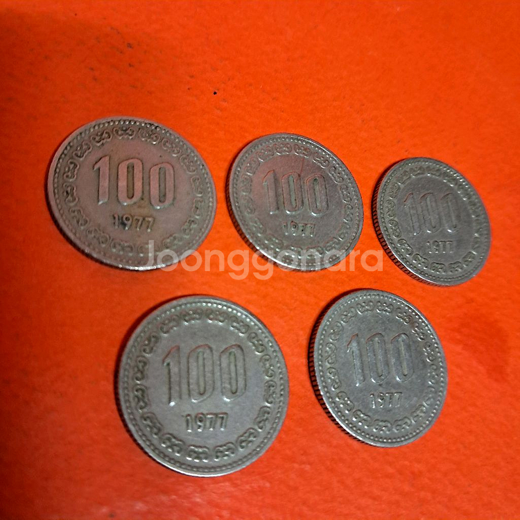 1977년 100원 동전--0