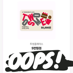 투썸플레이스 5만원권 분할 사용 가능