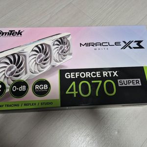 이엠텍 지포스 rtx 4070슈퍼 택포