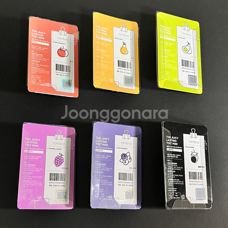 롬앤 더 쥬시 래스팅 틴트 미니 새상품--1