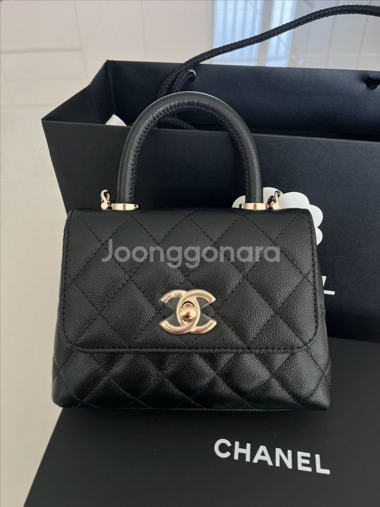 (미사용)샤넬 코코핸들 미니 판매합니다(AP4244)--0