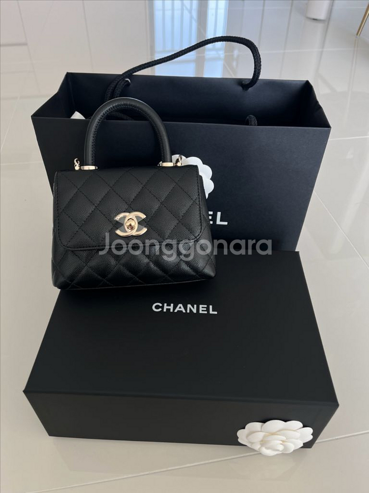 (미사용)샤넬 코코핸들 미니 판매합니다(AP4244)--1