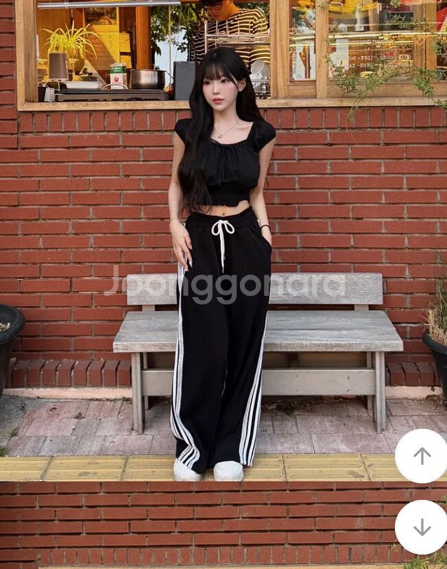 트레이닝 팬츠 블랙--0
