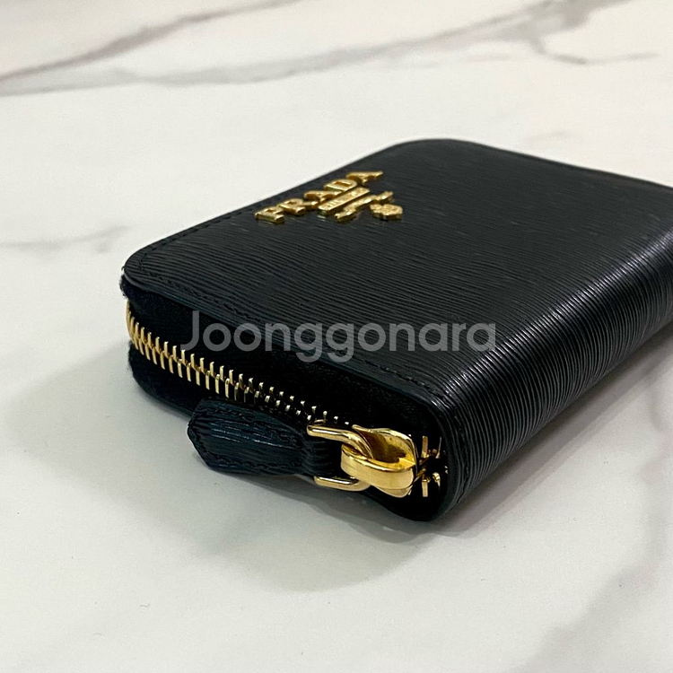 프라다 비텔로무브 메탈로고 동전지갑 반지갑 1MM268--1