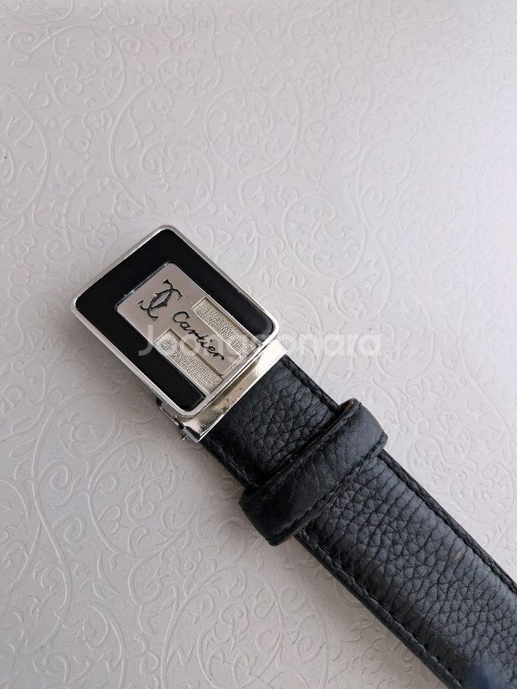 까르띠에 가죽벨트--1