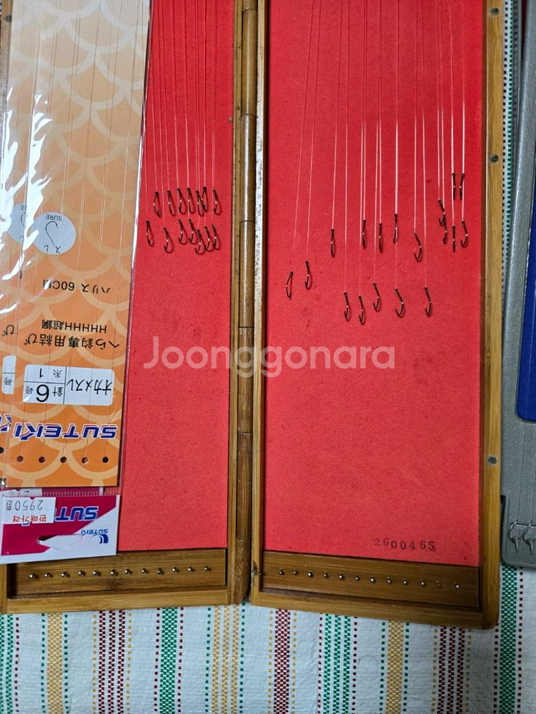 중층내림낚시 원줄함,목줄함--1