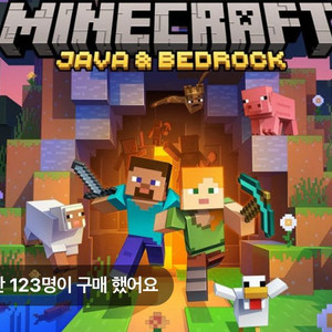 [정품] pc 마인크래프트 자바&배드락