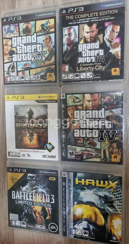 PS3 플스3 콜오브듀티 밀리터리 GTA시리즈--0