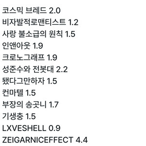 가비지타임 준수영중 준빵 회지 소장본