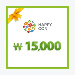 해피콘 15000원 모바일 상품권 기프티콘