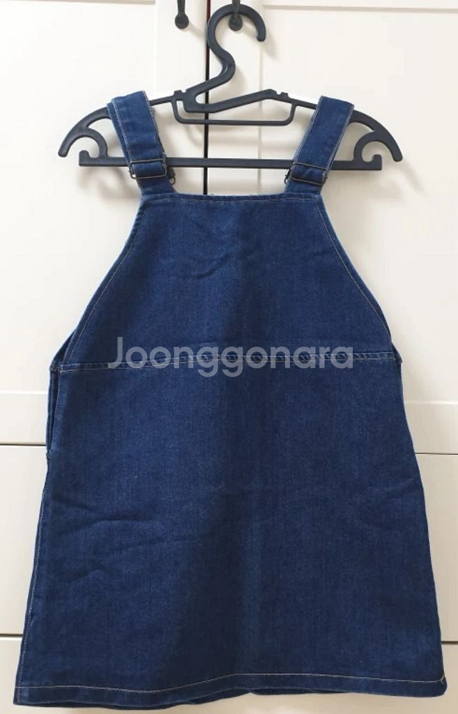 (거의새상품) 귀염뽀짝 미키마우스 멜빵치마--1