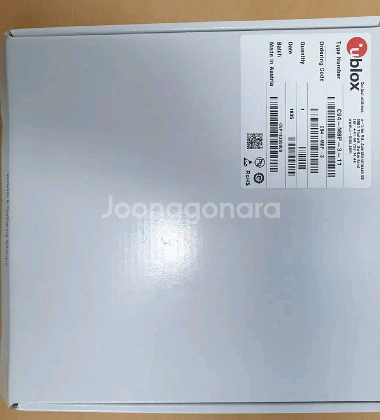 고정밀 RTK-GPS Ublox C94-M8P Cm급--5