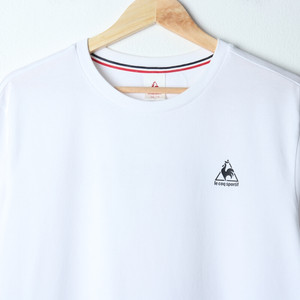 (2XL) 르꼬끄 반팔 티셔츠 빅사이즈 기능성 화이트