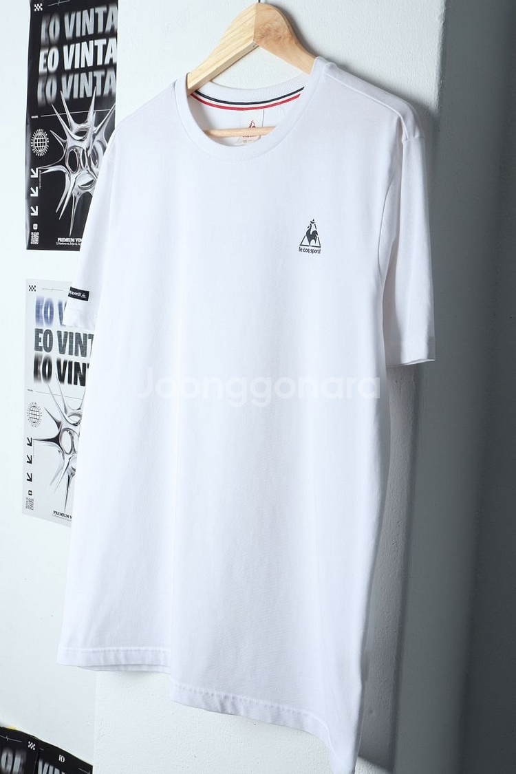 (2XL) 르꼬끄 반팔 티셔츠 빅사이즈 기능성 화이트--2