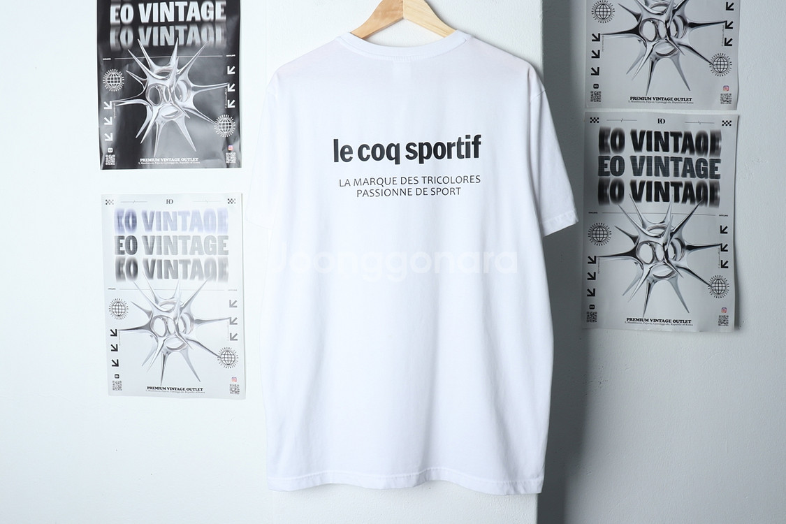 (2XL) 르꼬끄 반팔 티셔츠 빅사이즈 기능성 화이트--4