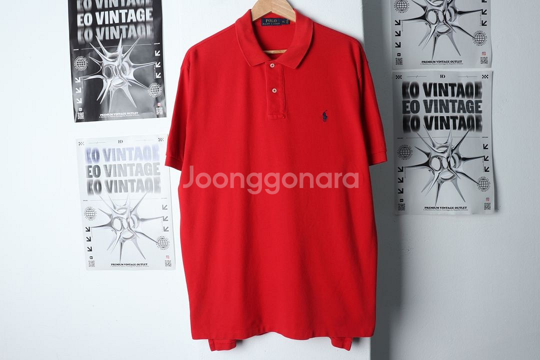 (XL-2XL) 폴로 랄프로렌 반팔 카라 티셔츠--1