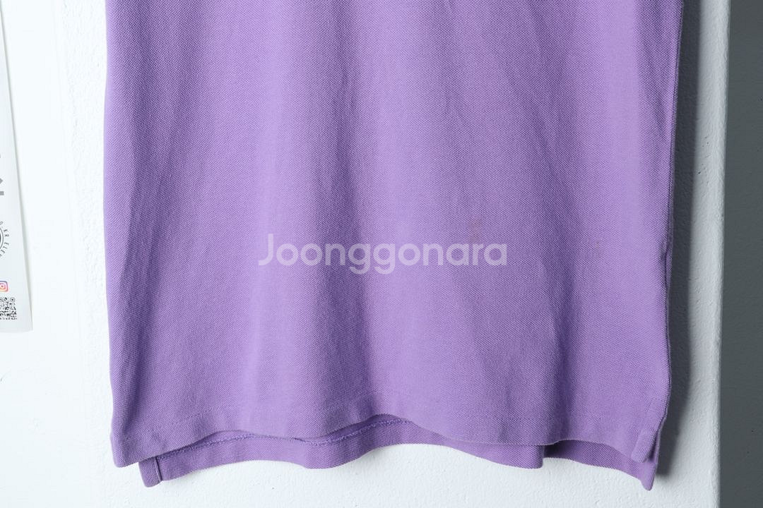 (M) 폴로 랄프로렌 반팔 카라 티셔츠 작은오염 퍼플--3