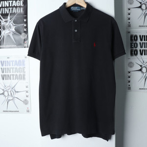 (L-XL) 폴로 랄프로렌 반팔 카라 티셔츠 블랙