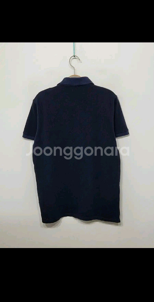 (M) 라코스테 반팔 카라티 네이비 폴로 티셔츠 해외판--5