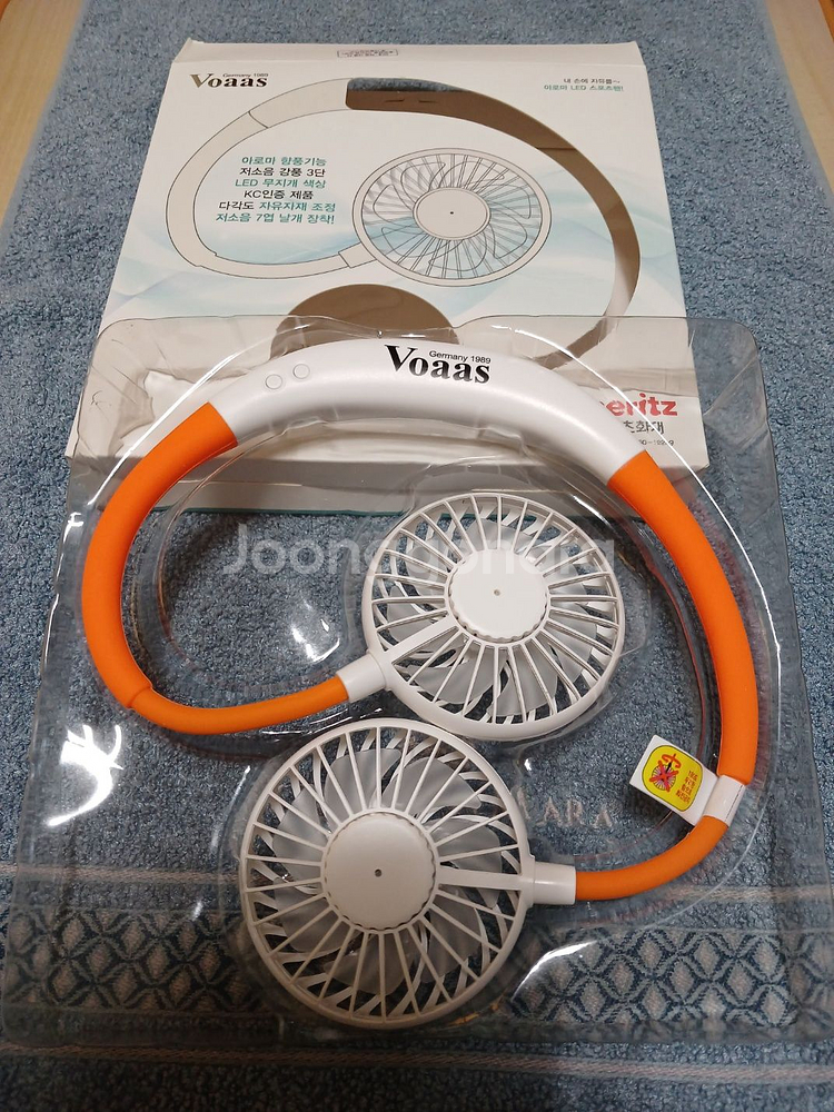 USB 충전식 넥 선풍기--0