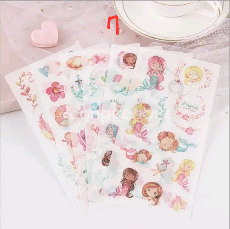 (처분) 다꾸 화지 스티커 11종 -1--5