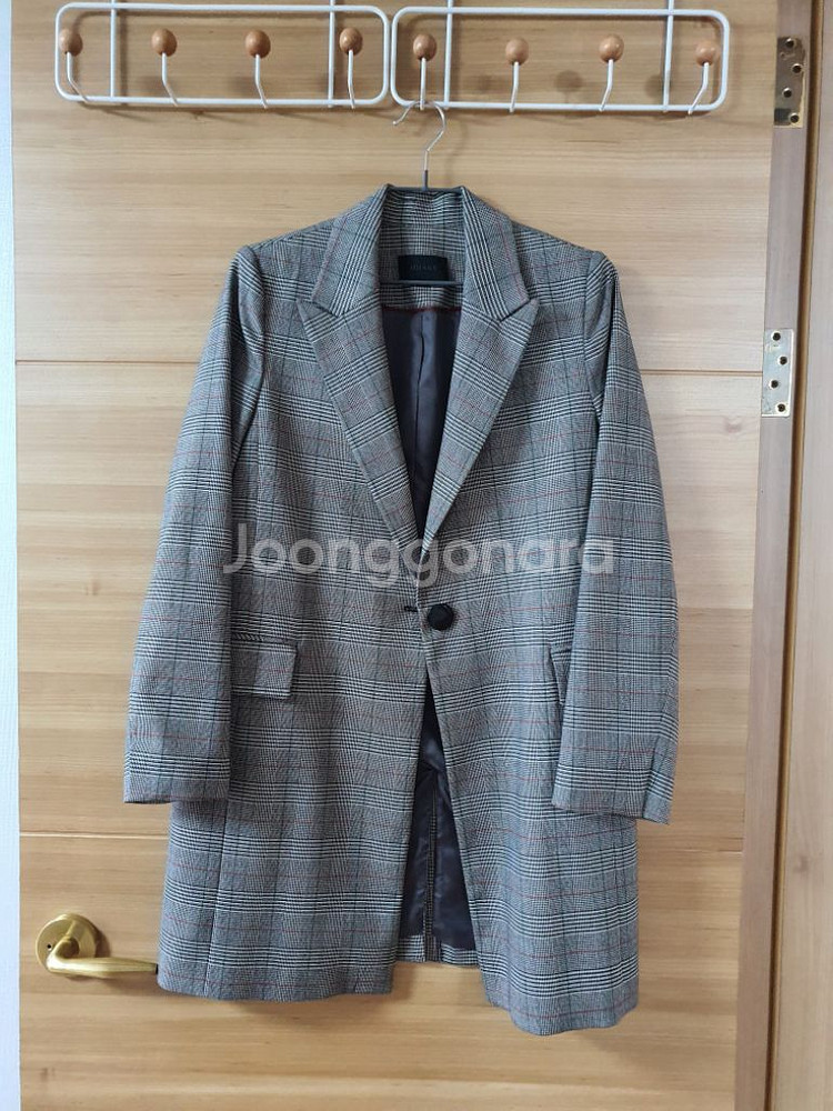고급 체크코트(66~77)--0