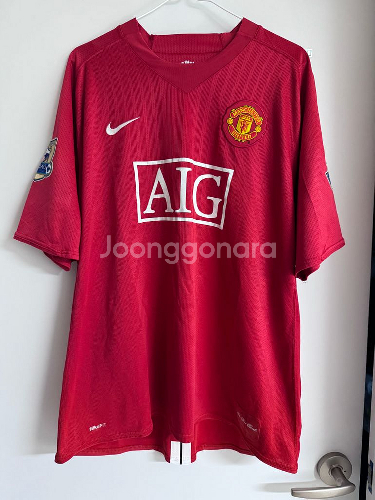 0708 박지성 마킹 맨유 유니폼 판매합니다.--0