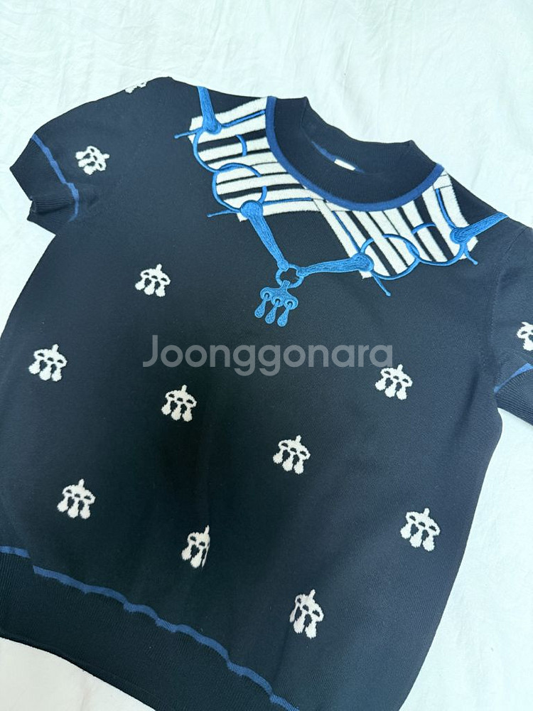 에르메스 24fw 반팔 니트 정품(MORS A JOUE--2