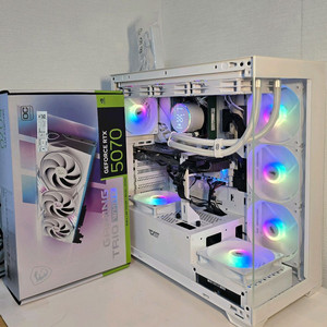 RTX5070 AMD9600X 수랭 방송게이밍컴퓨터