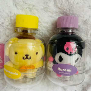 산리오 물병 인형 키링 3종