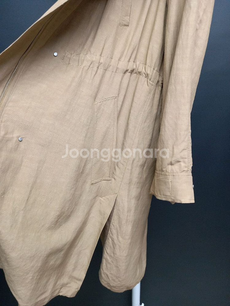 에스 쏠레지아 춘추 여름간절기 후드 마 롱 자켓 F 4--7