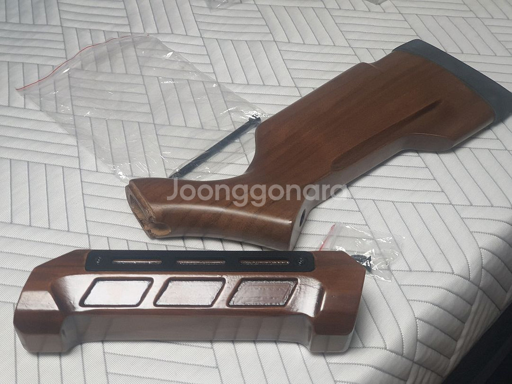 알파킹 M870 AKA R1 레밍턴 전용 리얼우드 스톡--1