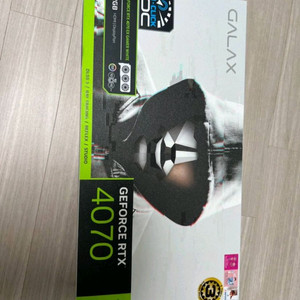 그래픽 카드 3팬 GALAX 지포스 RTX 4070 E
