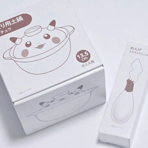 포켓몬센터 포켓몬스터 피카츄 뚝배기+숟가락 포켓몬뚝배기